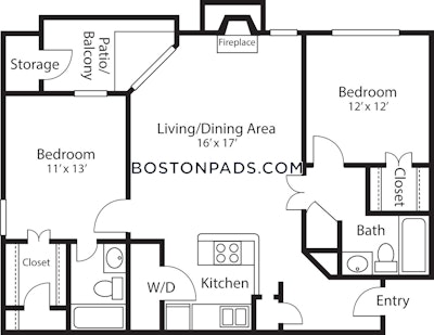 Quincy 2 Bed 2 Bath QUINCY  South Quincy - $2,895